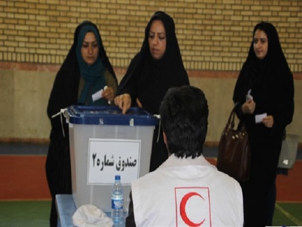 انتخابات چهارمین دوره مجامع هلال احمر در پارس آباد+تصاویر