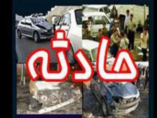 تصادف خودرو جی لی با پراید در محور آشخانه به چمن بید