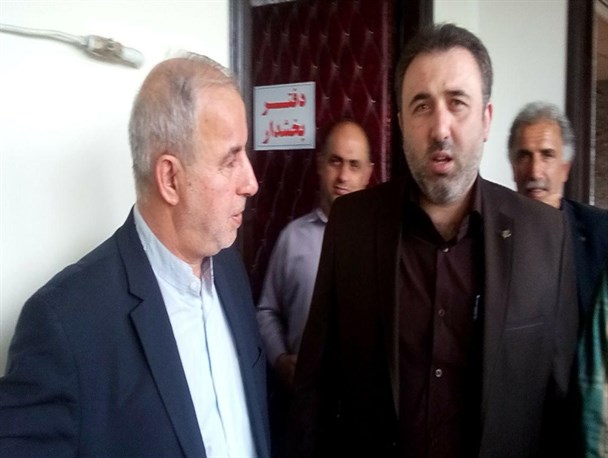 حضور نماینده رشت در بخشداری سنگر+تصاویر