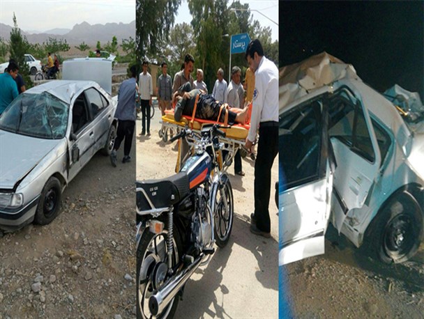 پنج حادثه رانندگی در یک روز/واژگونی بیشترین سهم را داشت+تصاویر