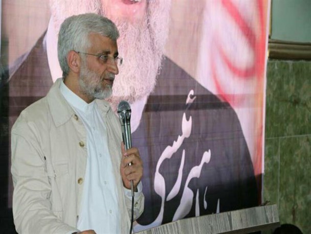 حضور سعید جلیلی در جمع هواداران آیت الله رییسی در بشاگرد+تصویر