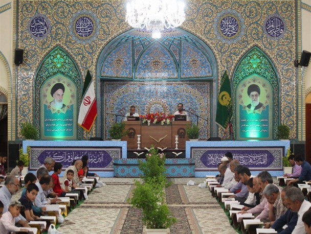 جز خوانی قرآن کریم در آرامگاه شهید مدرس کاشمر+ تصاویر