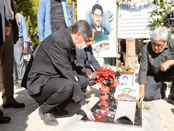 برگزاری مراسم اربعین سردار شهید حاج میرزا سلگی در نهاوند+تصاویر