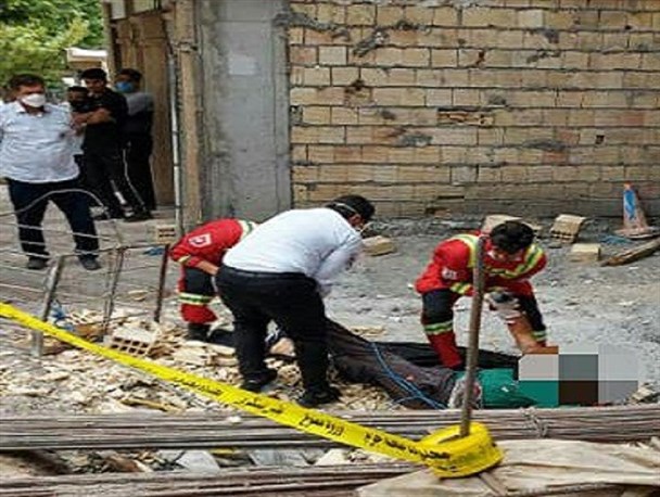 سقوط از ارتفاع جان کارگر لرستانی را گرفت