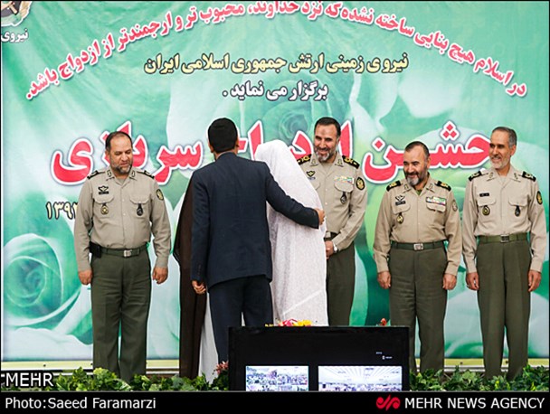تصاویر/جشن ازدواج سربازی