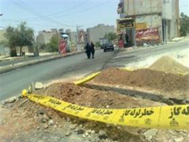 خیابان تازه آسفالت شده مسجدسلیمان حفاری شد+تصاویر