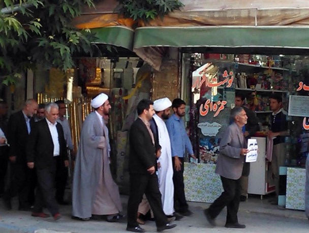 مانور "تذکر لسانی، وظیفه همگانی" در هرسین برگزار شد + تصویر