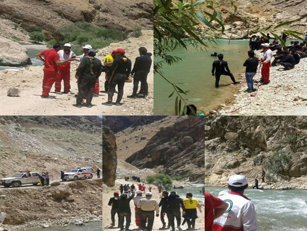 پیدا شدن جسد جوان غرق شده در رودخانه بهشت آباد اردل