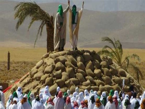 بازسازی واقعه تاریخی غدیرخم در ساروق