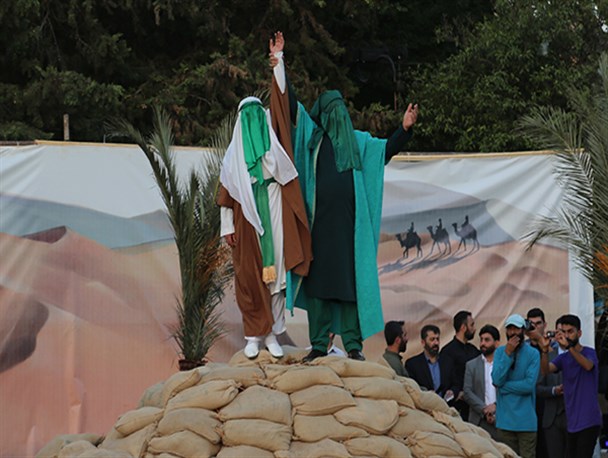 تصاویر/ بازسازی واقعه غدیر در دیار علویان