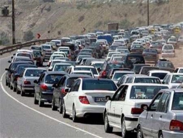 ترافیک مسیر بجنورد - جنگل گلستان سنگین است