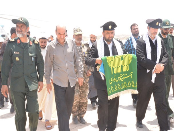 حضور کاروان زیر سایه خورشید  در جزیره  ابوموسی+تصاویر