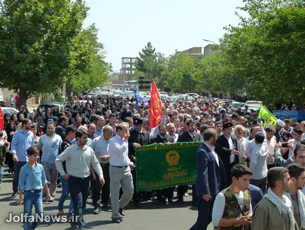 استقبال از پرچم رضوی در هادیشهر+تصاویر