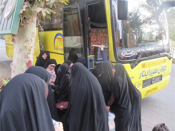 اعزام ۱۸۰ بسیجی شهرستان نطنز به اردوی راهیان نور غرب کشور