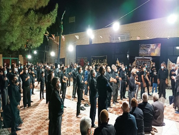 مراسم عزاداری شب هفتم ماه محرم در رشتخوار