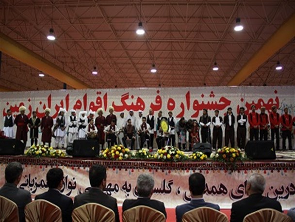 چراغ نهمین جشنواره بین المللی اقوام ایران زمین در گلستان روشن شد+عکس