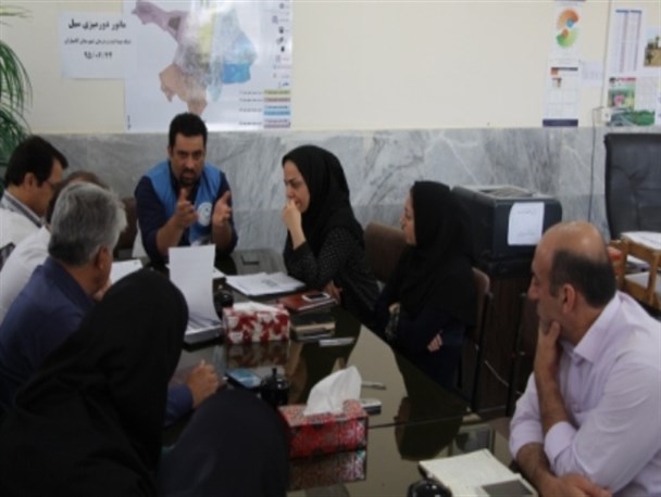مانور دور میزی با موضوع مقابله با بحران سیل