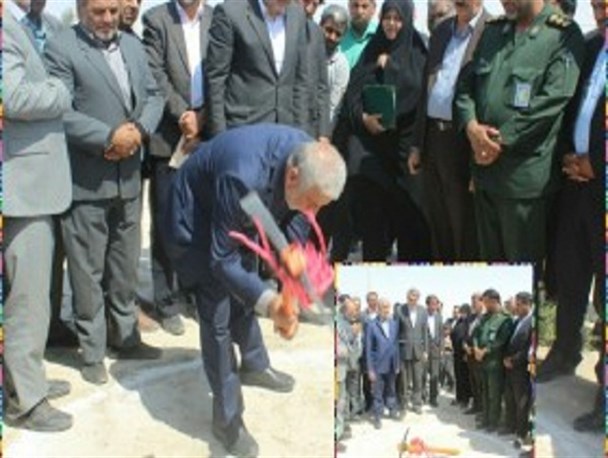 کلنگ ساختمان جدید هنرستان دخترانه حضرت زینب(س)شهرستان نیمروز بر زمین خورد