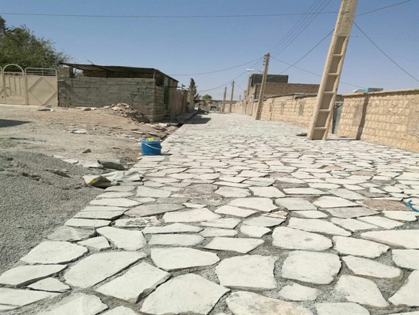 پیشرفت فیزیکی ۸۰ درصدی عملیات اجرایی سنگفرش روستاهای بخش مرکزی سرپلذهاب