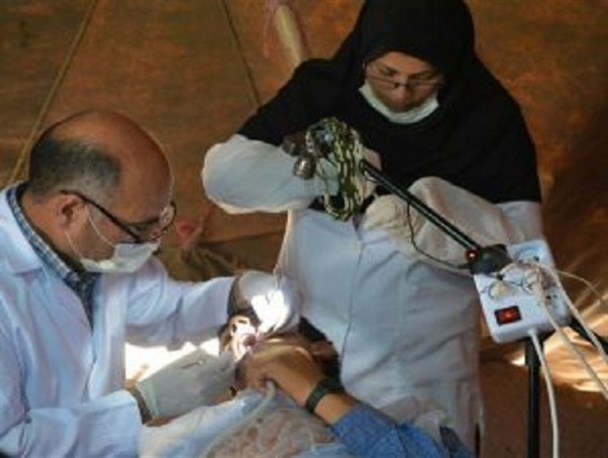 تیم دندانپزشکی به مناطق محروم چگنی اعزام شد