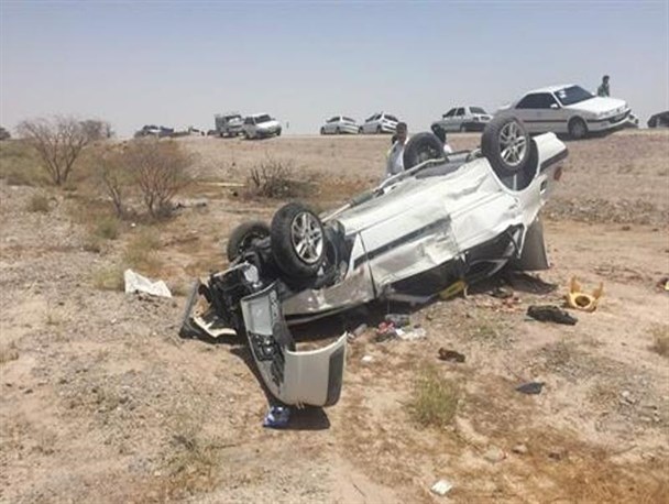 واژگونی پژو پارس حادثه آفرید