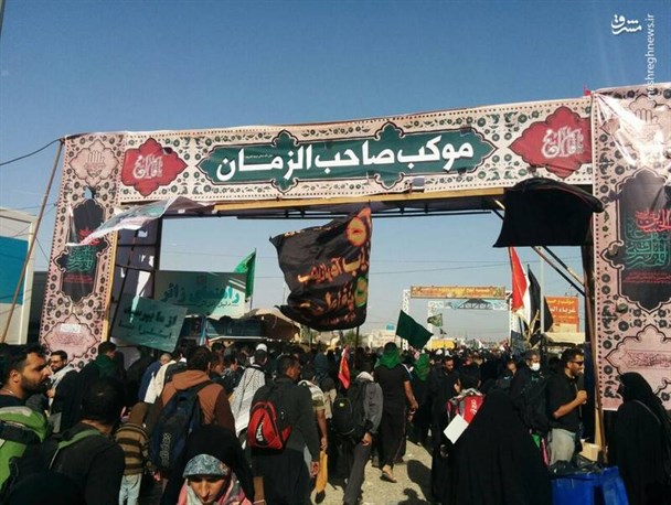 خدمات موکب داران به زائران اربعین در مرز مهران