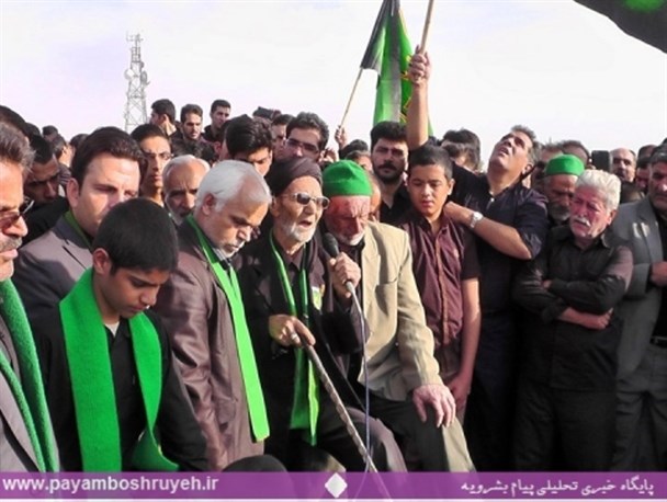 سادات بشرویه در آیین ماندگار"صلات کشیدن" ندای یا حسین سر دادند+تصاویر