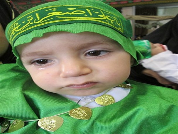 مراسم شیرخوارگان حسینی در تاکستان