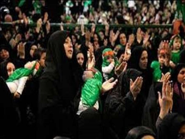 مراسم شیرخوارگان حسینی در حرم مطهر رضوی برگزار شد