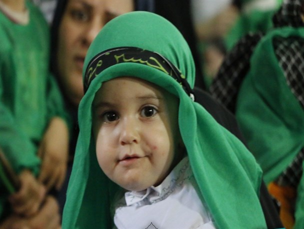 مراسم شیرخوارگان حسینی در گلزار شهدا لنگرود به روایت تصویر