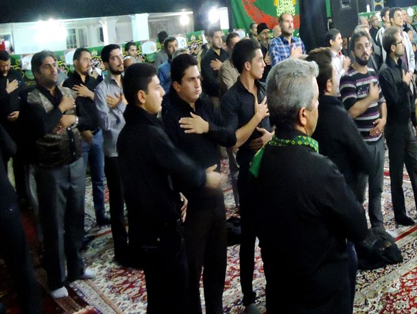 برگزاری مراسم شب سوم محرم در درگز