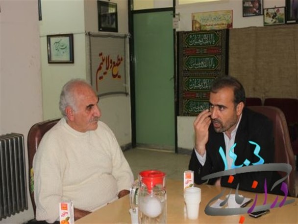 حضور محمد ساربان بازیگر معروف کشور در میان هنرمندان سرپل ذهاب+تصاویر