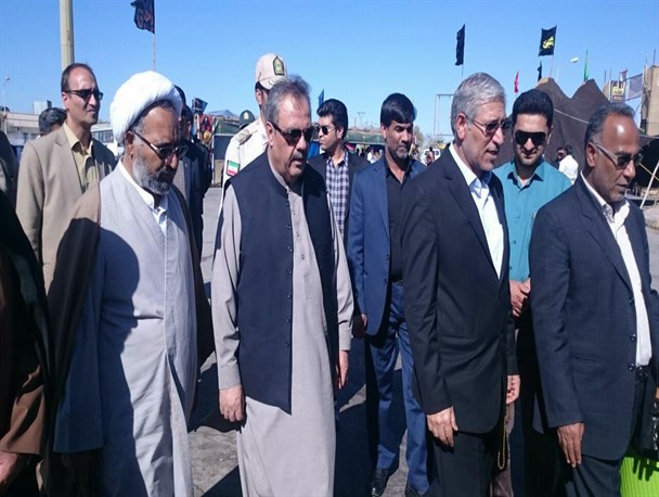 بازدید سفیر پاکستان از گمرک و پایانه مرزی میرجاوه