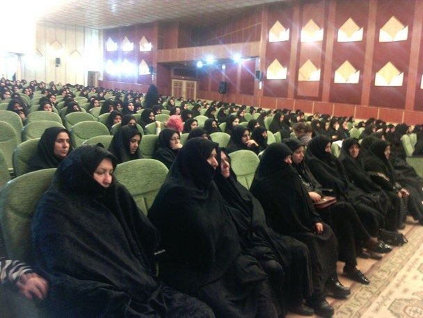مراسم خطبه خوانی حضرت زینب (س) در اردبیل برگزار شد