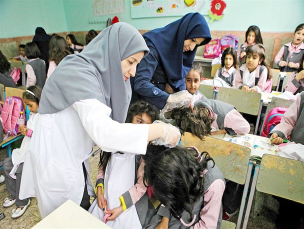 شیوع بیماری شپش در مدارس خراسان‌جنوبی