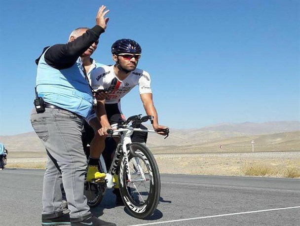 دوچرخه سوار باشگاه بالابان چابهار بر سکوی نخست لیگ دسته یک کشور