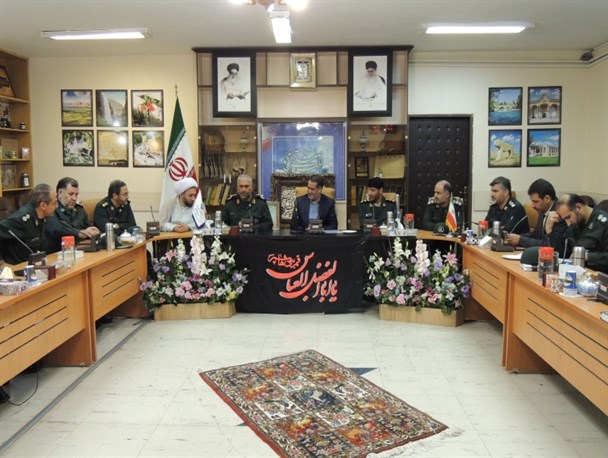 دیدار فرمانده سپاه استان چهارمحال و بختیاری با استاندار چهارمحال و بختیاری