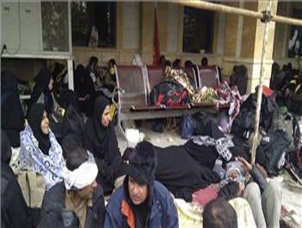 گزارشی از وضعیت اسف بار زائرین اربعین در مرزشلمچه+تصاویر