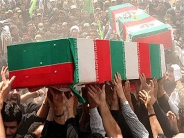 پیکر دو شهید گمنام دوران دفاع مقدس در شهرستان هامون تشییع می شود