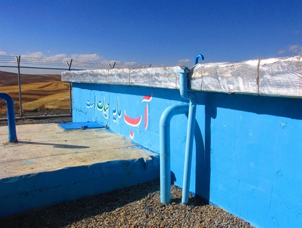 بهره برداری از دو مجتمع آبرسانی روستایی در شازند
