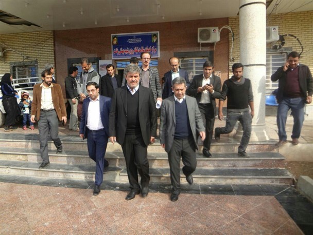 بازدید معاونت وزارت بهداشت و رئیس کمیسیون برنامه و بودجه مجلس از بیمارستان ۳۲ تختخوابی باشت+تصاویر