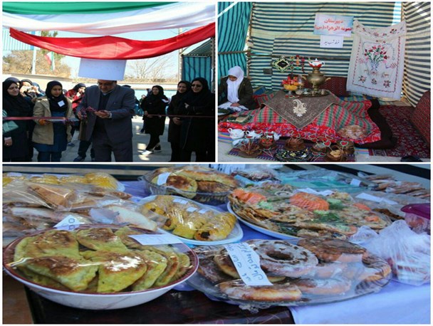 برپایی بازارچه" با طعم مهربانی" در دبیرستان نمونه الزهرا(س)شهرستان قاین+تصاویر