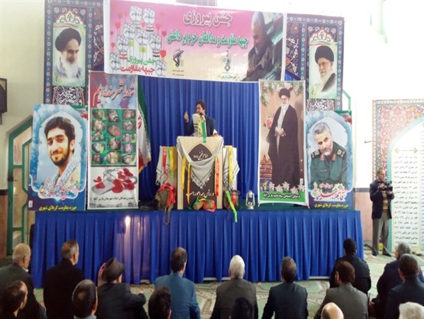 جشن پیروزی جبهه مقاومت در پارس آباد مغان برگزار شد + تصاویر