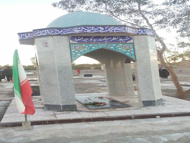مقبره شهید غواص شرق استان کرمان ساخته شد/تصاویر