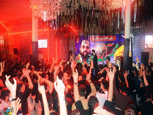 اولین سالگرد شهید مدافع حرم محمد آژند در شهریار+تصاویر