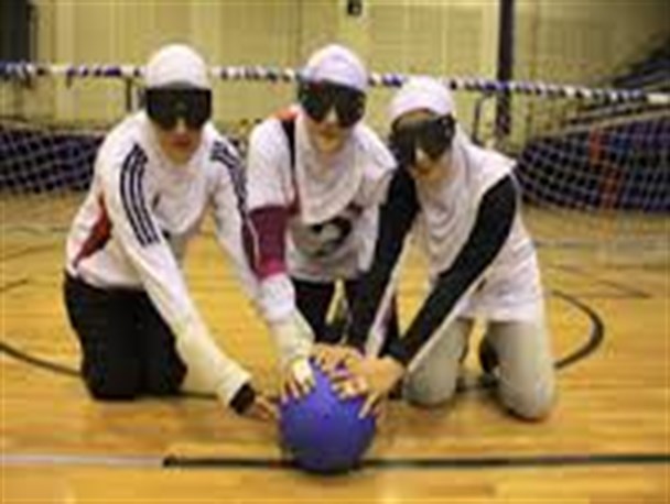 حضور ورزشکاران کرمانشاهی در مسابقات گلبال بانوان کشور