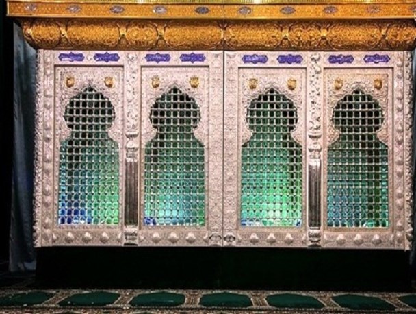 کار ساخت ضریح خیمه گاه امام حسین(ع) آغاز شد+تصاویر