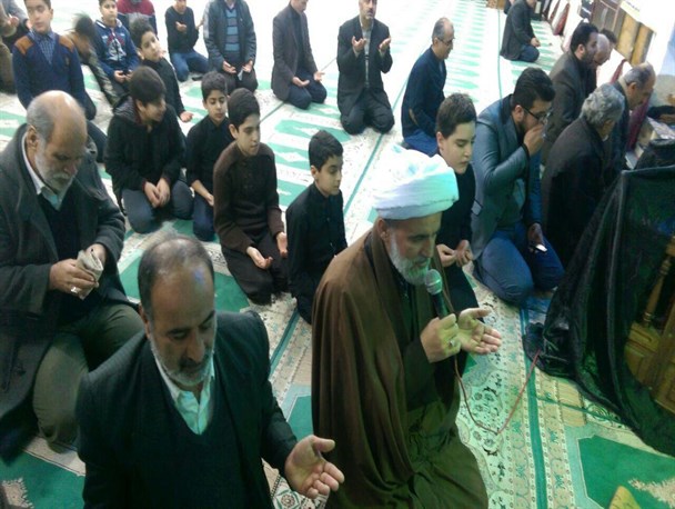 مراسم عزادری ایام فاطمیه در مسجد جامع رضوانشهر برگزارشد+تصاویر