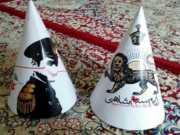 زنده کردن نماد طاغوت در 38 امین بهار پیروزی انقلاب/ طراحی های فضائی بنیاد شهید کشور برای تبلیغ انقلاب یا رژیم ستم شاهی
