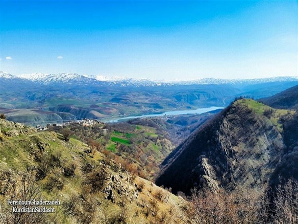 بهشت سردشت در زمستان هم بهار است+تصاویر